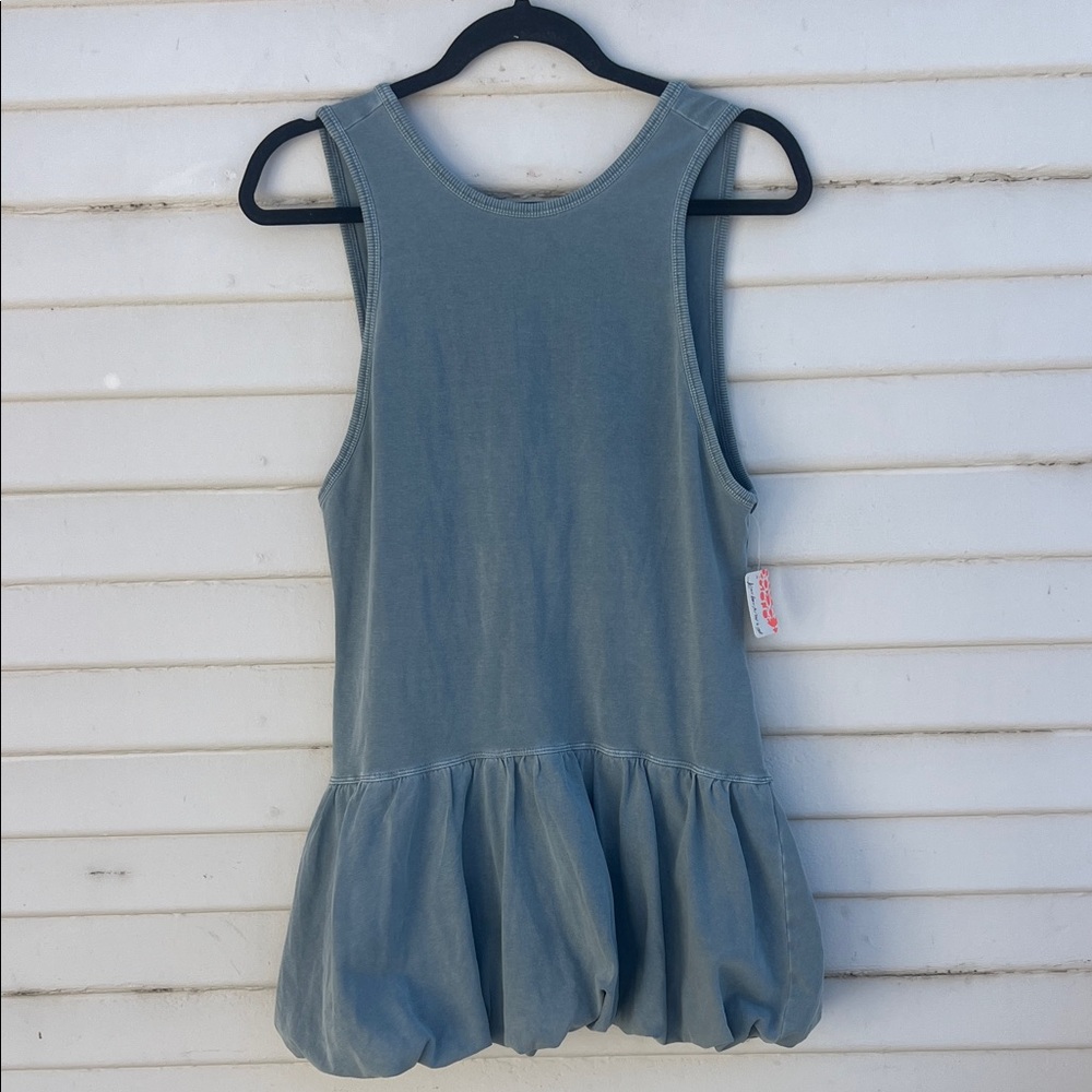 FP Movement by Free People Blue/grey Mini Dress NWT!